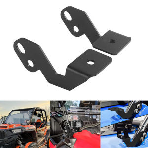 2pcs Motorcycle LED Headlight Bracket Rearview Mirror Lamp Spotlight Extension Holder Clamp Motorbike Scooter Accessories