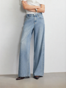 Vero Moda | Autumn New Washed Flared Jeans With Lenzing Lyocell Fabric And Decorative Diamonds