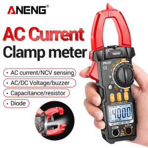 ANENG | ANENG Professional Multimeter Digital Clamp Meter PN107 AC DC Voltage Temperature 4000 Counts Voltmeter Electrician Repair Tools
