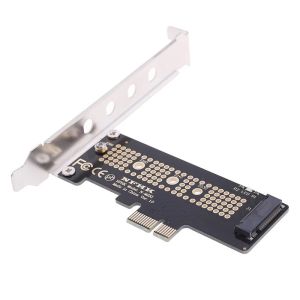 การ์ดแปลง PCIe X1 to M.2 NVMe Gen3 3.0 ADAPTER M2 SSD HARDDISK ฮาร์ดดิสก์ M KEY COMWORK