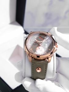 POEDAGAR Luxury Business Mens Quartz Wristwatch Waterproof Luminous Date Leather Man Watch Fashion Watches For Men Reloj Hombre
