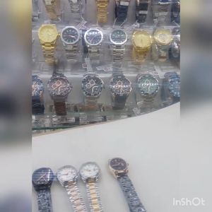 TerbaruJam tangan wanita ALBA diameter 3cm tanggal AKTIF rantai stainless anti karat Bok baterai