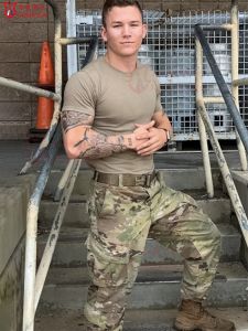 Cold War Era Mountain Troop Physical Training Tactical T-Shirt Short Sleeve Army Version Hiking Training Uniform Cotton Knitwear