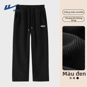 Warrior | Quần Dài Nam và Teen Winter Mới Chất Liệu Corduroy Đầy Đặn Chân Thẳng