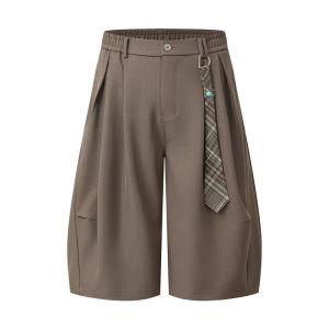 BWKA | Retro Pleated Short Pants 7/8 Length