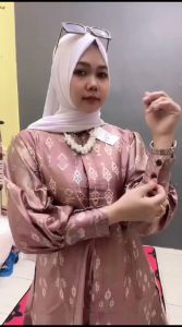 ONE SET ZARA SILK HINDI MIX CRINKLE/ATASAN MUSLIMAH TERBARU/BUSANA MUSLIMAH TERBARU