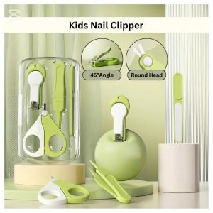 Ready Stock 4in1 Kids Nail Clipper Set Viral Trimmer Newborn Pemotong Gunting Kuku Manicure Pedicure Safety Grooming Scissors Cutter Baby Care Kit Bayi Infant Tweezer Travel Pengetip Kanak-Kanak Children Adult Pedikur Grinder With Box Daily Care