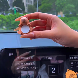 Sét 5 Chuột CAPPYBARA Mini Lò Xo Lắc Lư Trang Trí Taplo Ô Tô Trang Trí Xe Thêm Sinh Động Dễ Thương