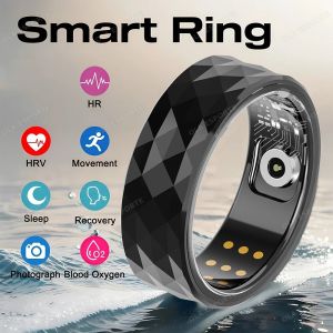 For Xiaomi Smart Ring Men & Women - Military-Grade Titanium Steel Shell IP68 & 3ATM Waterproof Health Multi-Sport Modes Fitness Tracker