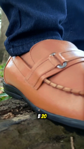 Sepatu Pantofel Loafers Pria Kulit Rasheda B20 Kasual Formal Big Size