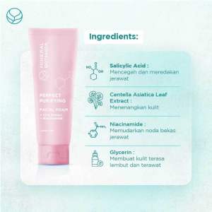 Mineral Botanica Perfect Purifying Facial Foam 100g (untuk kulit berjerawat)