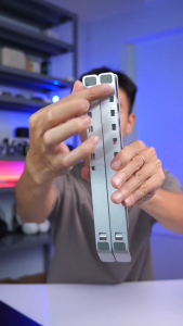 Giá Đỡ Laptop Macbook Hợp Kim Nhôm Điều Chỉnh 7 Mức Độ Cao Chắc Chắn Chống Trượt Tản Nhiệt Tốt