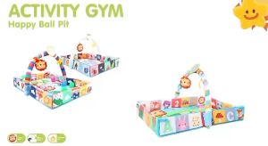 Ready Stock 3in1 playgym Kids Musical Play Gym Toy Toddler Activity Mat Music Playgym Playmat Tikar Bayi mainan