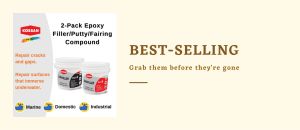 1.35kg Kossan Paint Kossan Unifiller Universal 2-Pack Epoxy Filler Putty Fairing Compound