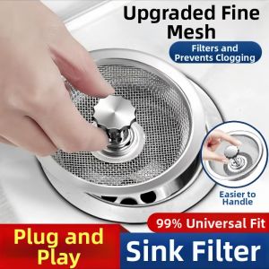 Food Waste Filter Steel Mesh Kitchen Sink Strainer