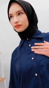 ALEA-Kemeja Baby Corduroy Wanita Atasan Wanita Korean Style