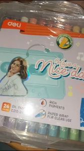 Deli Oil Pastel / Crayon / Krayon 12 24 Warna C215