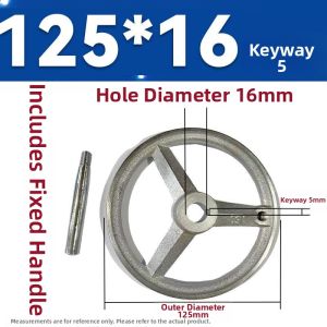 Round Wave Flanged Handwheel Machine Operation
