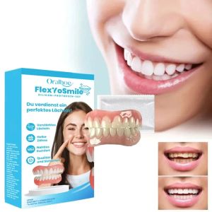 Comfortable Smiling False Teeth Silicone Liners Soft Denture Kit Soft Denture Kit Teeth Upper And Lower Set Easy Use Dental Care2026