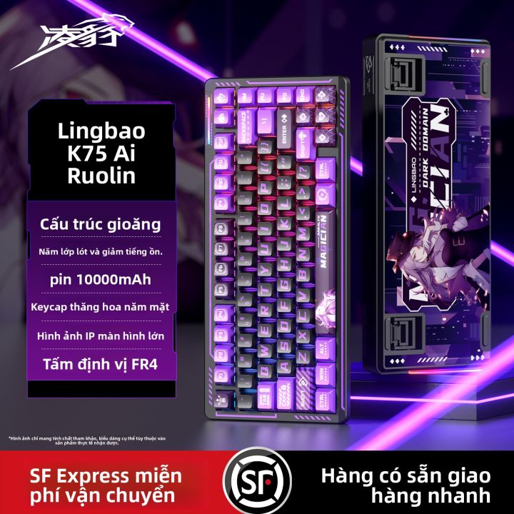 cài đặt trình soạn thảo code dev c++ |... Bàn phím cơ Ling Bao K75 Layout 75%, Màn hình TFT, Gasket Mount, Pin ...