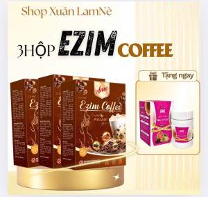 ( NEW ) Cà phê giảm cân Ezim Vipp X10 Coffee cà phê mâm xôi giảm cân cấp tốc đốt cháy mỡ bụng an toàn và hiệu quả nhanh chóng