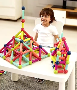 NIKO Magnetic Stick Toys Magnetic Building Blocks Big Size Early Educational Toys For Kids Boys Girls Birthday Gifts Set