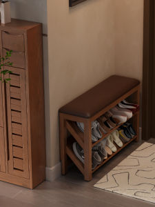 DONGMU | Multi-functional Narrow Shoe Cabinet and Bench 25cm