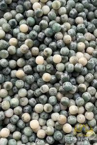 Hạt Gỗ Bồ Đề Khắc Lục Tự Minh Chú Quan Thế Âm Bồ Tát Có Lỗ Xâu Vòng Phụ Kiện Thời Trang Cầu Bình An - Pháp Tâm