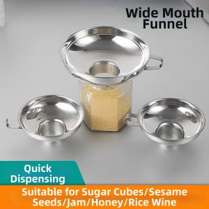 Jiaxun | Wide Mouth Stainless Steel Funnel