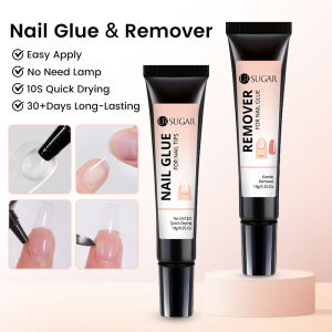 UR SUGAR 10g Nail Tips Glue Gel For False Nail No Need Lamp Cured Long Lasting Adhesion DIY Nail Glue Remover Dissolve Nail Tool