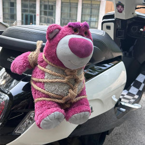 Strawberry Bear Doll Decorative Hanging for New Downtown Honda NS125LA Motorcycle Toy Car Interior Accessories