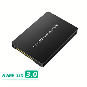 T.F.SKYWINDINTL(TFSKYWINDINTL) | M.2 NVMe to U.2 SSD Enclosure 5.0/3.0 SFF-8639 2.5" M-Key Aluminum Hot Swap No SATA for PCs Server NAS DIY CNC Heatsink 2230-228