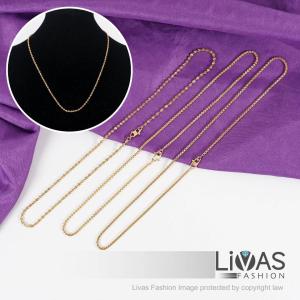 Rantai Leher Perempuan OOTD Viral Emas Bangkok cop Emas Korea Gold Necklace For Women Aesthetic Korean Style Girls Indian Set BFF Goldlian Jewellery Plated Chain | LIVAS Fashion