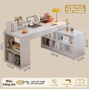ZHUOHE | Bàn Làm Việc Hình L Đa Năng cho Nhà