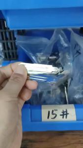 15PCS KEYDIY 52# HU87 HU133R Metal Uncut Blank Flip Remote Key Blade For Suzuki Swift For KD Xhorse VVDI JMD No. 52