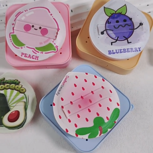 5PCS Makeup Puff Sponge Set - Soft Elastic Dry&Wet Dual Use Foundation Puff Mini Cute Dessert-Shaped Powder Puff