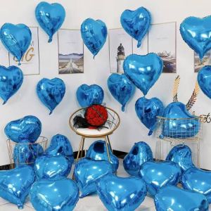 10 Chiếc Trái Tim Tình Yêu Bóng Bay 18 Inch Heli Bóng Cho Lễ Tình Nhân Đám Cưới Sinh Nhật Trang Trí Giáng Sinh