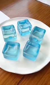 6*6cm Cube Squishy Fidget Toy Stress Relief Ice Cube Snow Sensory Soft Toy For Kids And Adults