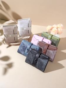 Baellerry | Baellerry New Simple Short Women Wallet Big Capacity Card Clips Simple Zipper Coin Pocket Photo Holder Top Quality Female Purses
