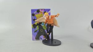 Bandai | 18cm Naruto Anime Figure Uzumaki Naruto Hatake Kakashi Gaara Combat Version Action Figure Collection Model Ornaments Toys Gifts