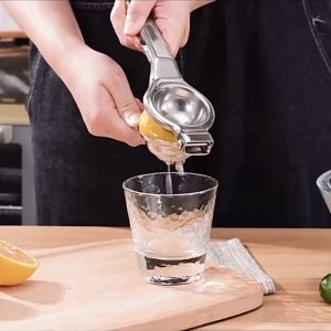 Stainless Steel Manual Lemon Squeezer Handheld Juice Citrus Orange Extractor Tool Fruit Squeezer Hand Press Juicer Maker