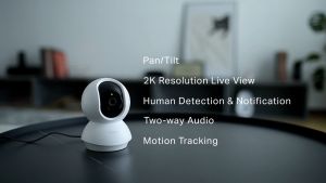 TP-Link Tapo C211 Pan/Tilt Home Security WiFi Camera (Black) | 3MP 2-Way Audio