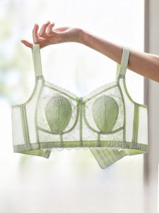 Summer Ultra-Thin Rabbit Ear Womens Bra Full Cup Concealed Side Breast Large Chest Appears Small Size Large Breast Supportive