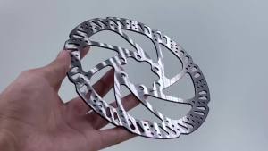 Cánh Quạt Phanh Đĩa Bằng Thép Không Gỉ 160mm Cho Xe Tay Ga Điện BURN E2 MAX 6 Lỗ Bộ Phận Xe Tay Ga Bền Bỉ Có Ốc Vít