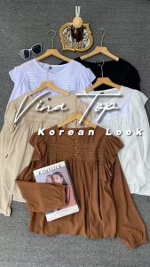 Vinna Top Atasan Wanita Terbaru Korean Style