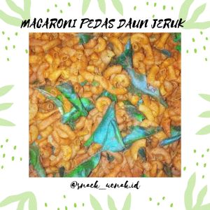 SNACK KILOAN MAKARONI BANTET PEDAS DAUN JERUK 500 GRAM | CEMILAN MURAH MAKASSAR