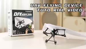 CONUSEA | DIY RC Paper Airplane Assembly Remote Control Aircraft Electric Foldable Plane Flying Model Outdoor Toy Kid Adult Birthday Gifts