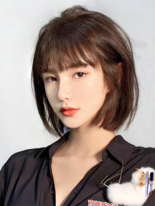 MENGSIQIAN | Real Hair Full Wigs Bob Hairstyle