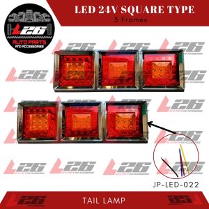 LED TAIL LAMP FOR TRUCK 10 Wheeler Taillamp JP-LED-022 24V Taillight Tail Lamp Tail Light RH/LH (1PAIR) Motorcycle Tail Lights - Lazada