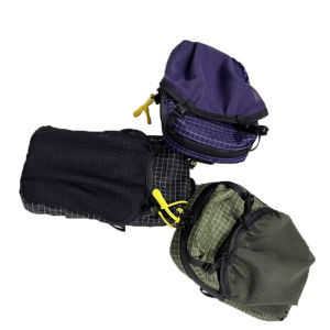 Dyneema Water Bottle Holder Bag Phone Pocket and Quick-Adjust Strap Waterproof 420D Nylon for Cycling Hiking Camping Essentials